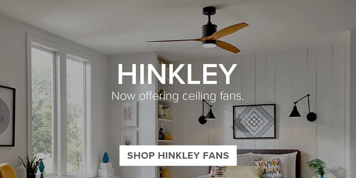 Hinkley. Now offering ceiling fans.