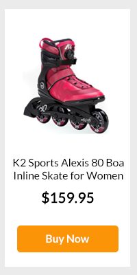 K2 Sports Alexis 80 Boa Inline Skate for Women Purple/Black/White 9.5
