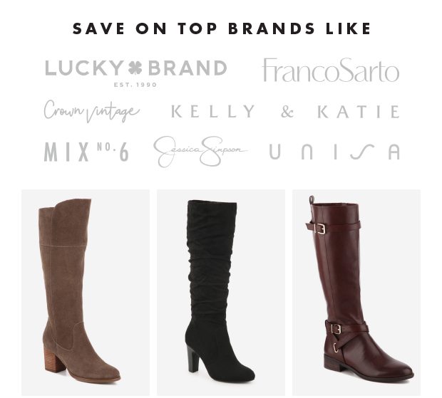 SAVE ON TOP BRANDS LIKE