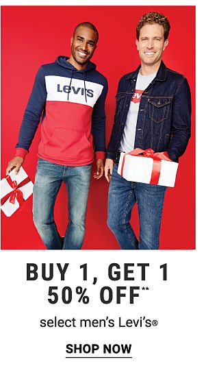 Buy 1, Get 1 50% off Select men's Levi's - Shop Now