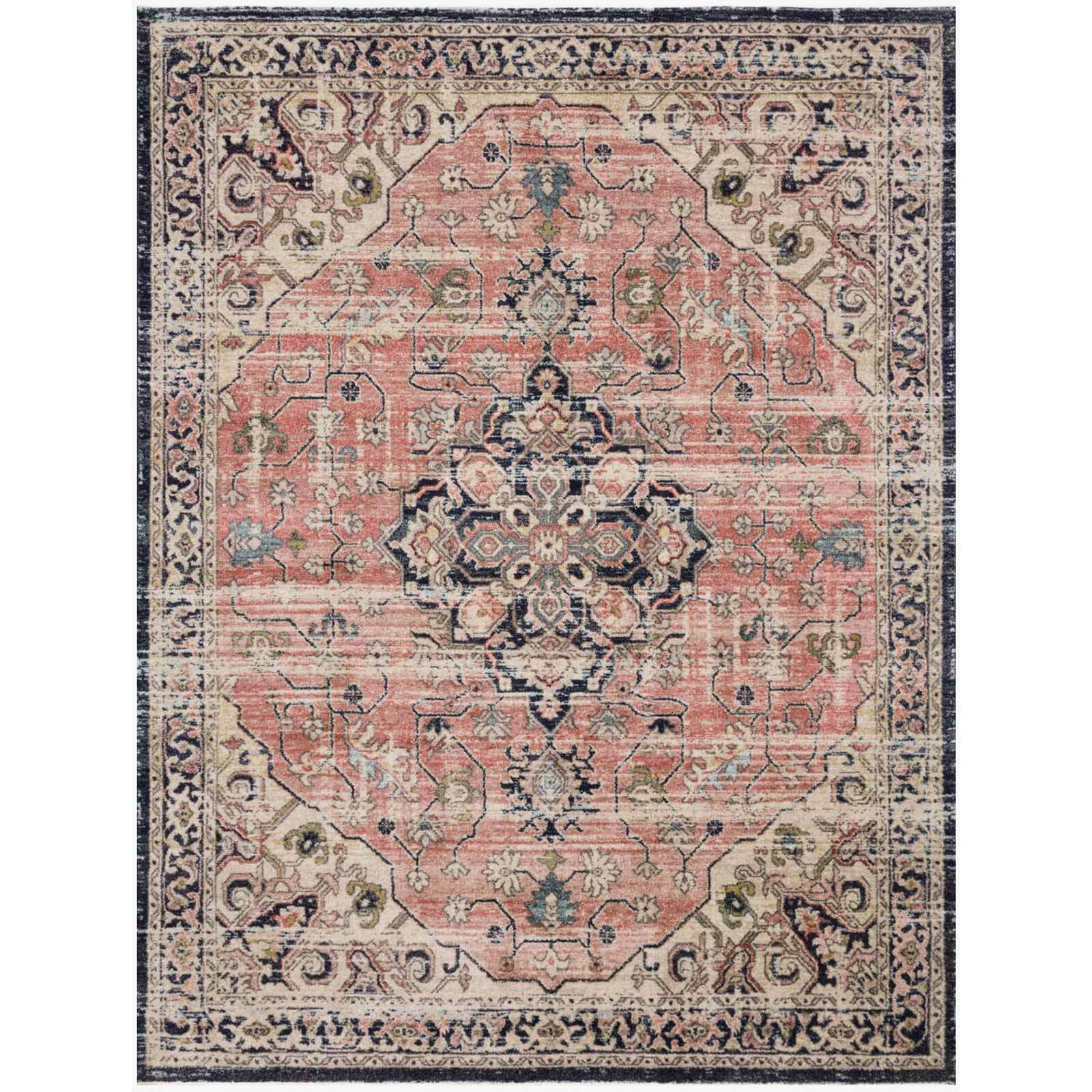 Image of Loloi Magnolia Home Rug Graham GRA-06 MH, Coral/Navy