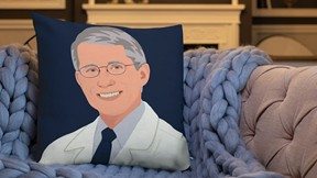Fouch on the Couch Throw Pillow