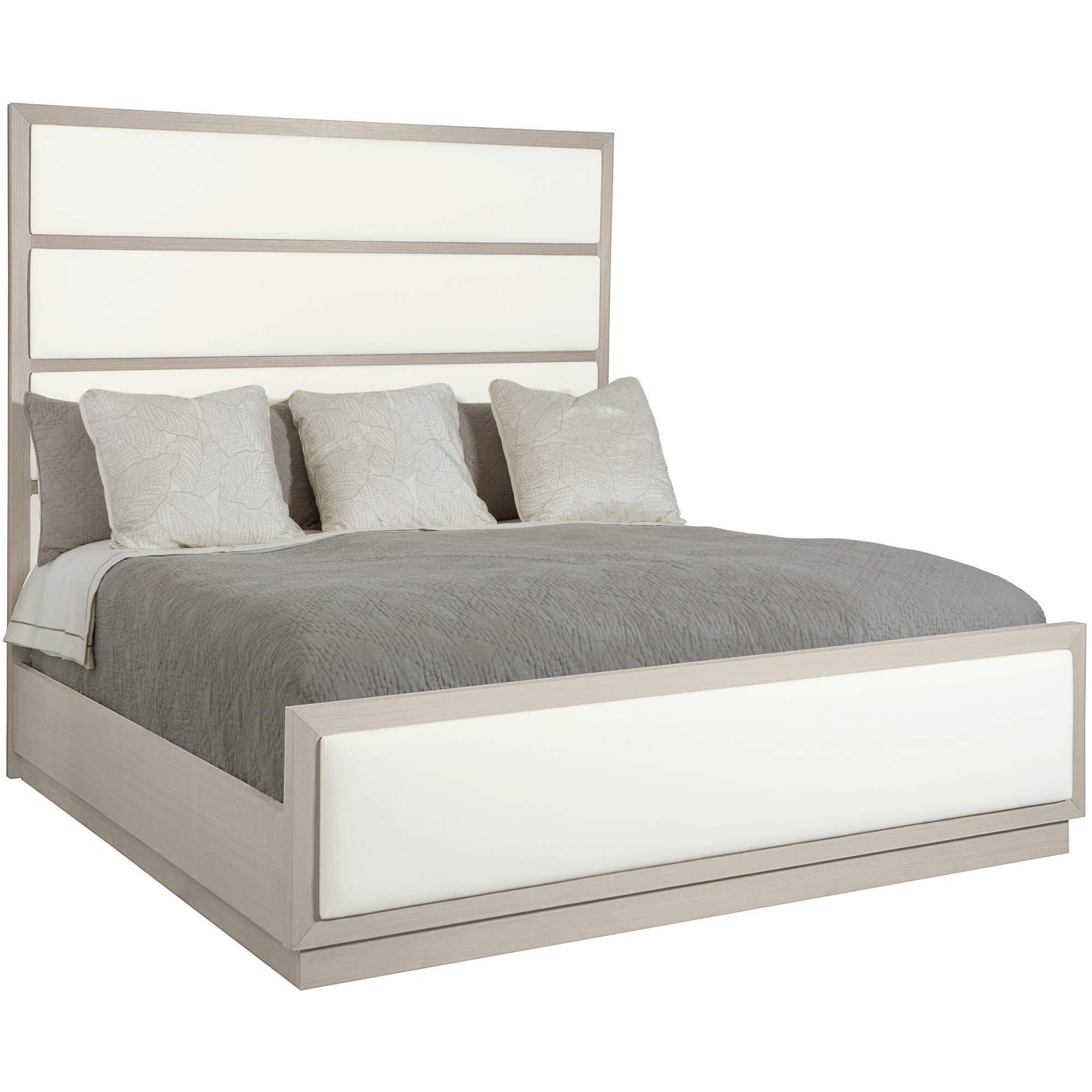Image of Axiom Upholstered Panel Bed