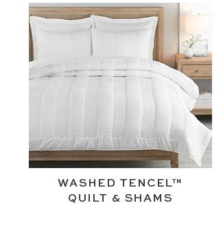 Washed TENCELâ„¢ Quilt & Shams