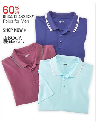 Shop 60% Off Boca Classics Polos for Men