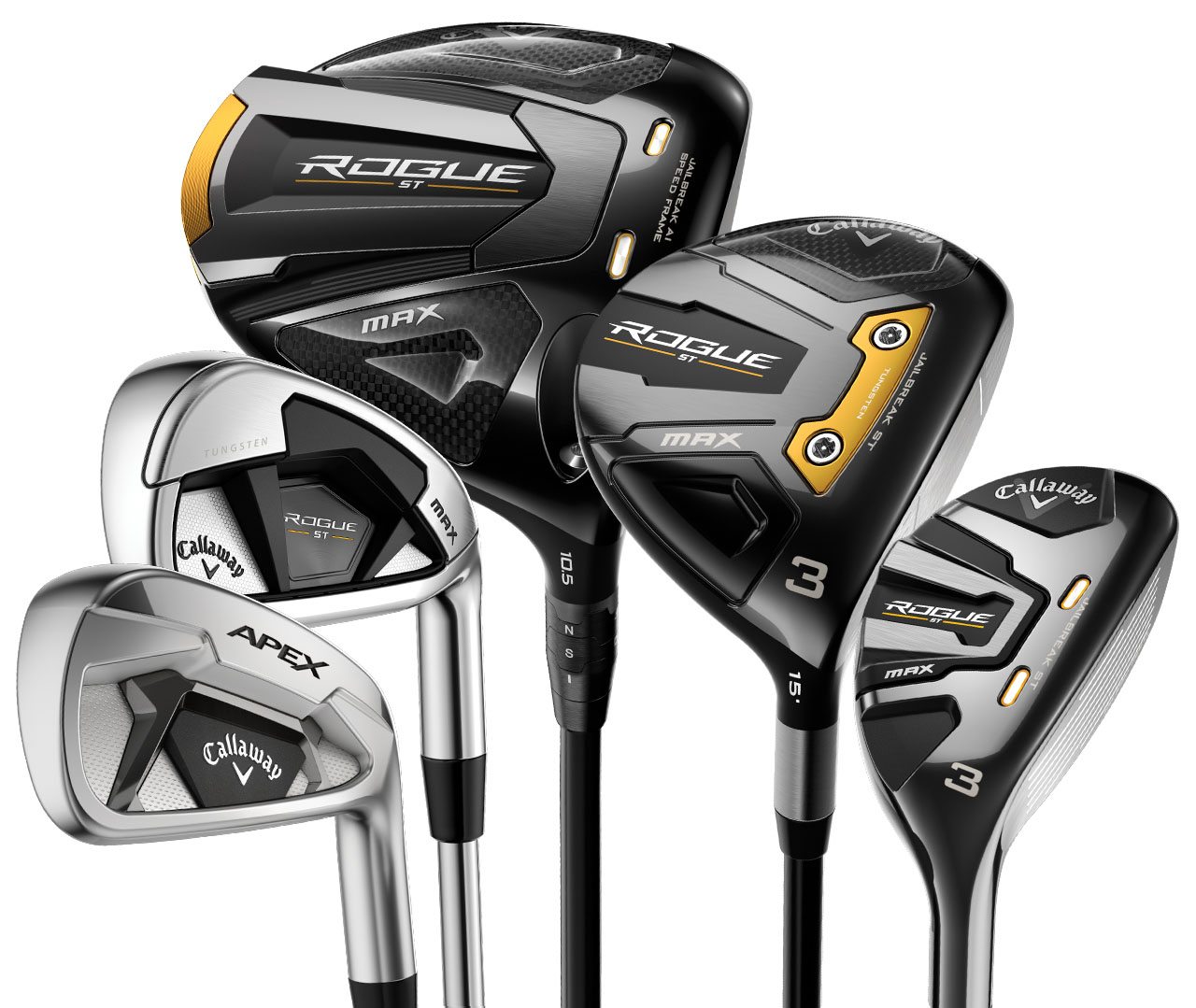 Rogue ST MAX Clubs and Apex 21 Iron