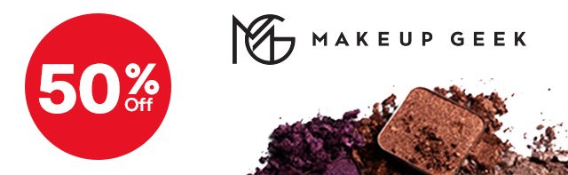 50% Off Makeup Geek