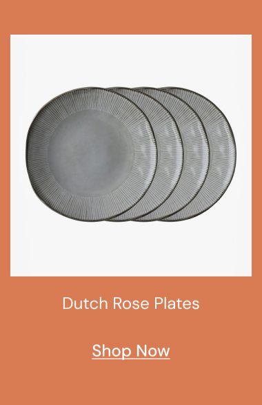 Dutch Rose Plates