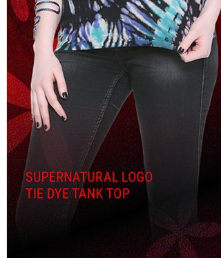 Logo Tie Dye Tank Top