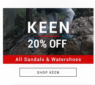 Keen 20% Off Sandals and Watershoes