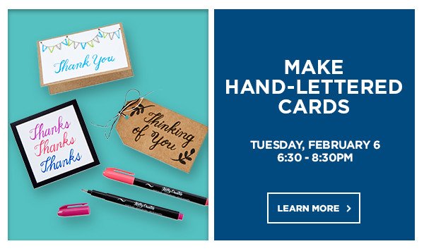Hand-Lettered Cards