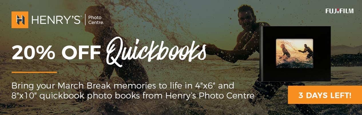 Henry's Photo Centre: 20% Off Quickbooks