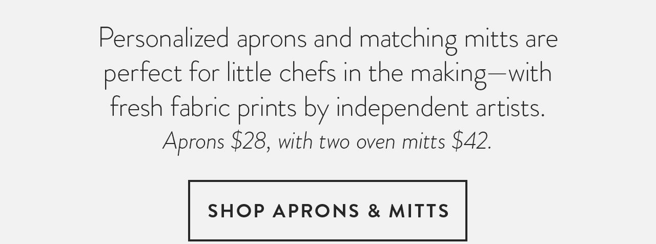 Shop Aprons and Mitts