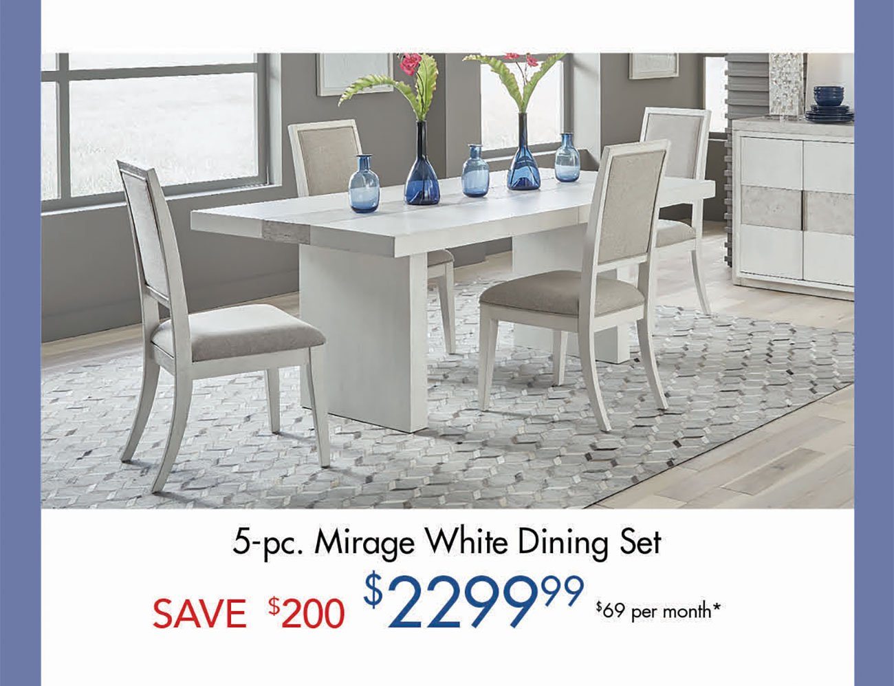 Mirage-White-Dining-Set