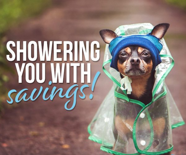 Showering you with savings! 20% Off + Free Shipping over $49*