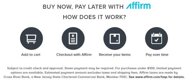 Buy Now, Pay Later with Affirm