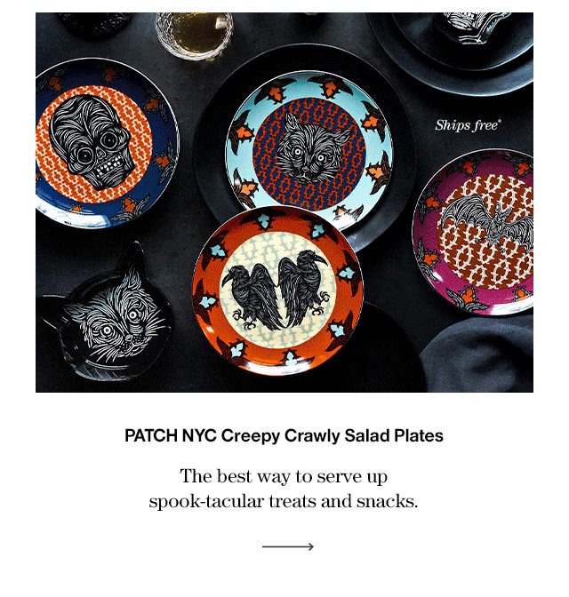 Patch NYC Creepy Crawly Salad Plates