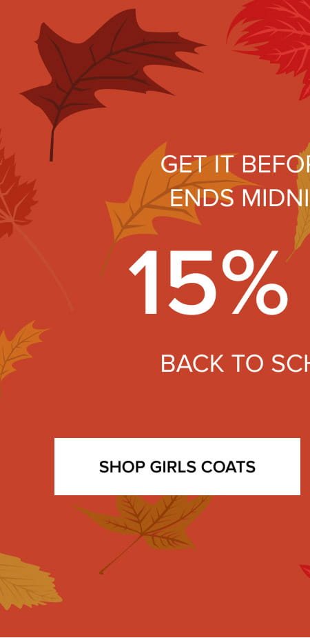 Shop girls coats