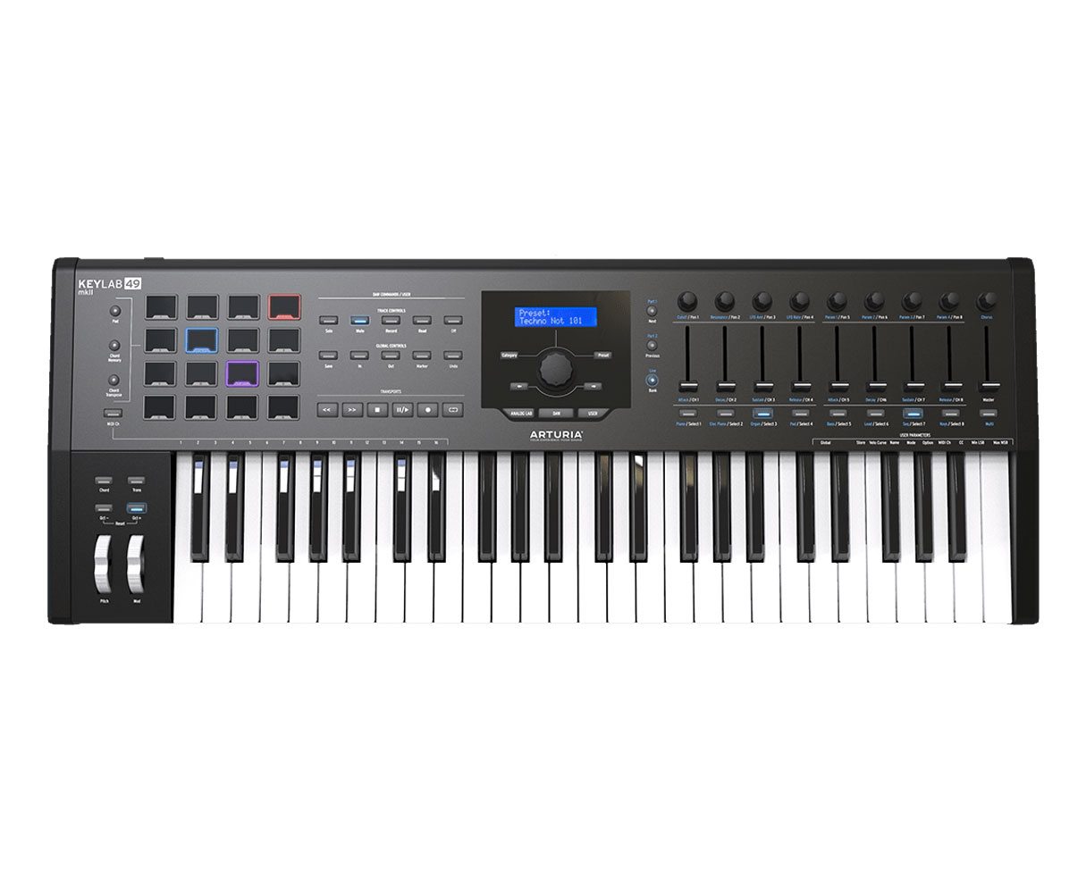 Arturia Keylab 49 MKII Black Keyboard Controller