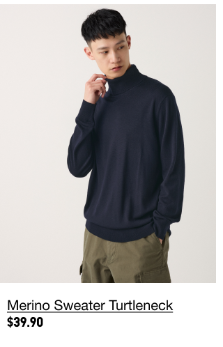 PDP5 - MEN MERINO SWEATER TURTLENECK