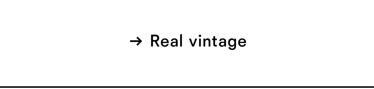 Real vintage