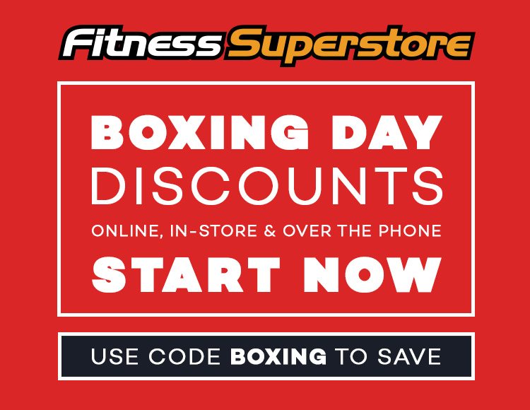 Boxing Day discount code inside Fitness Superstore Email Archive