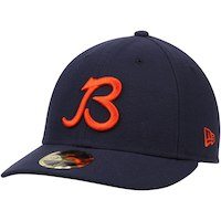 Men's Chicago Bears New Era Navy Omaha Low Profile 59FIFTY Hat - B