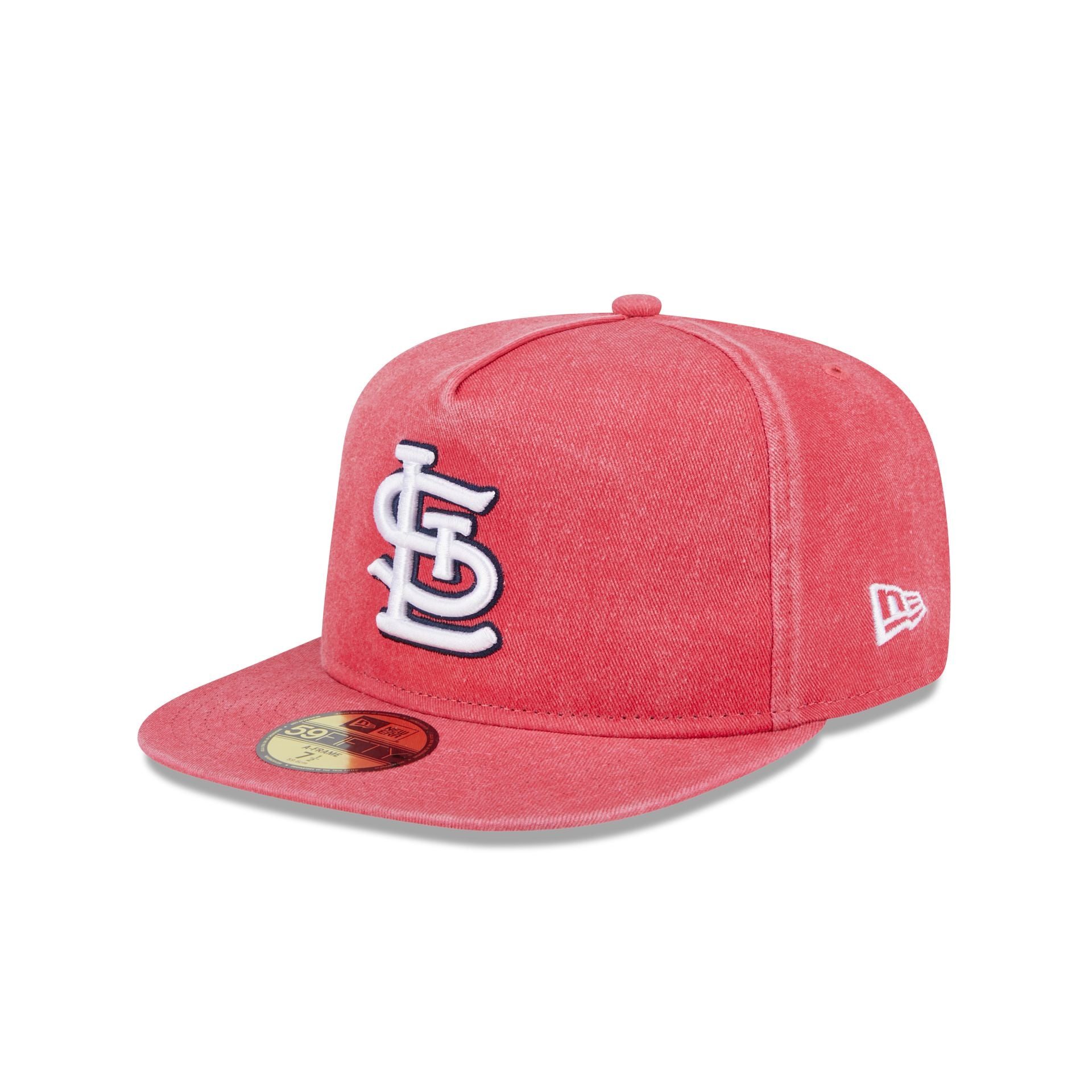 Image of St. Louis Cardinals Pigment Dye 59FIFTY A-Frame Fitted Hat