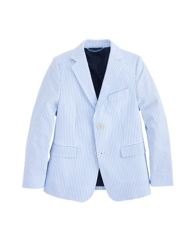 Boys Seersucker Blazer (8-18)