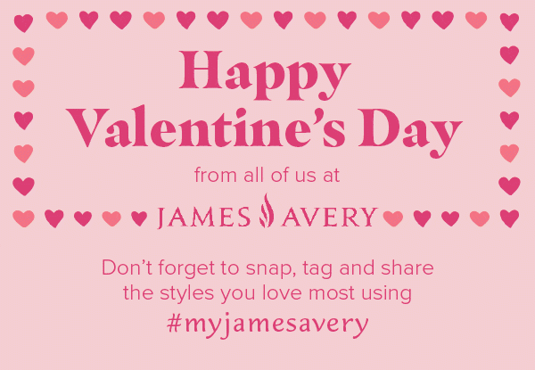 Happy Valentine's Day from all of us at James Avery - Don't forget to snap, tag and share the styles you love most using #myjamesavery