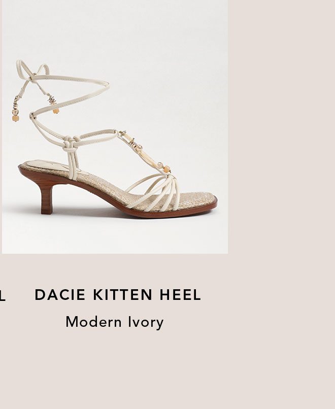 Dacie Kitten Heel - Modern Ivory
