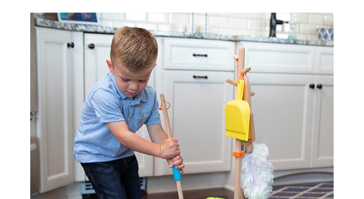Sweep, Scrub, and Shine Cleaning Set
