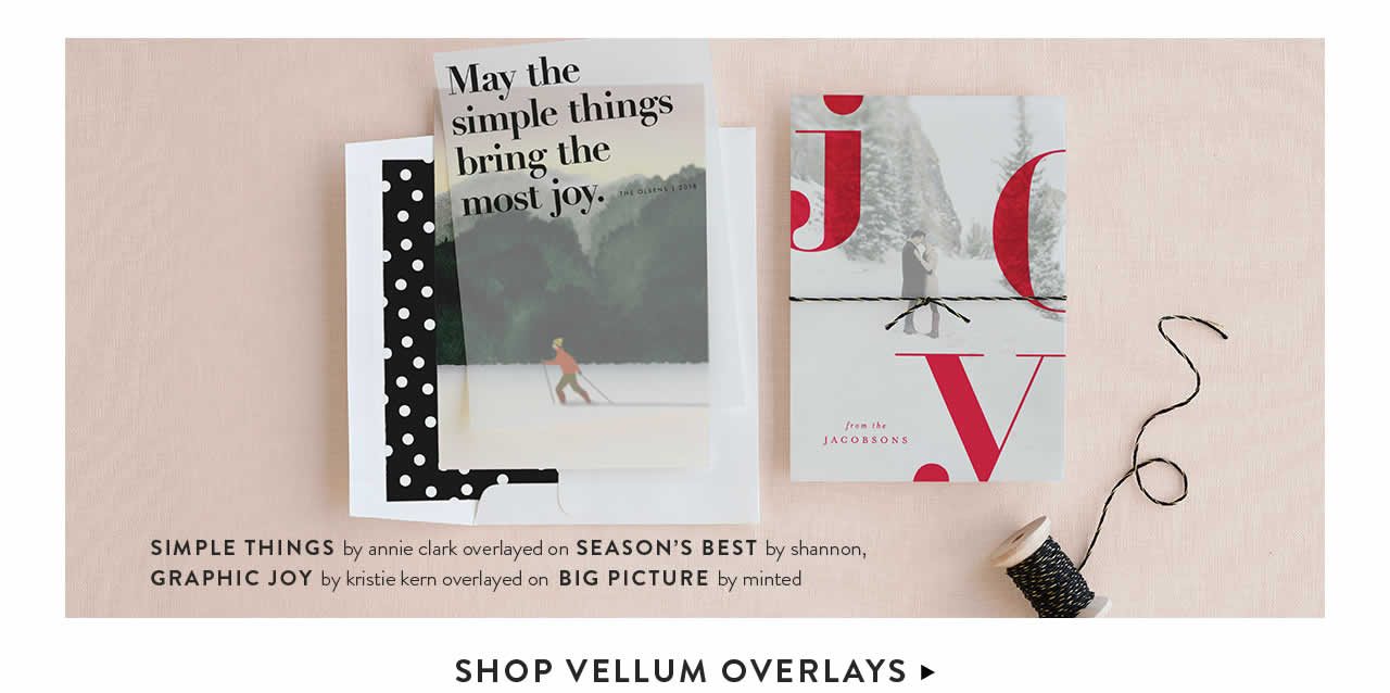 Shop Vellum Overlays