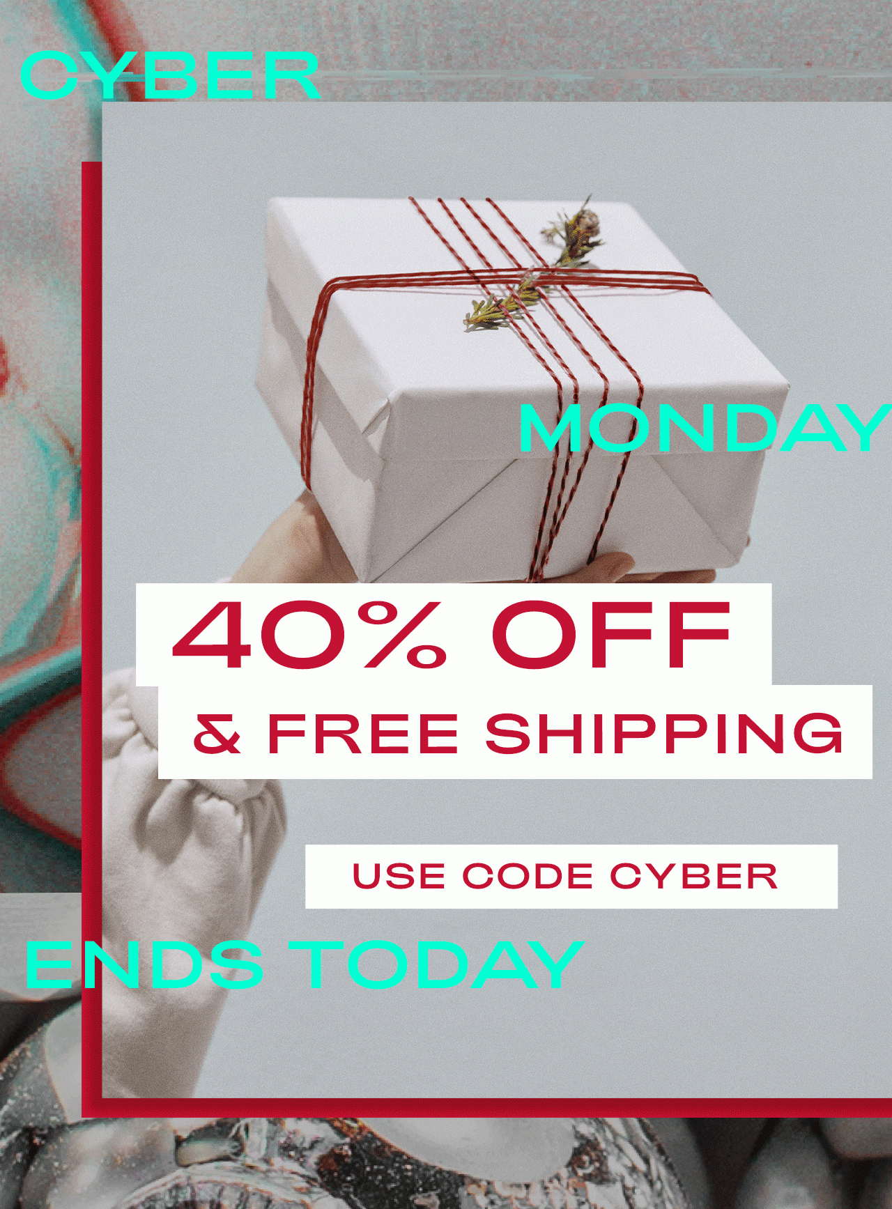 40% Off + Free Shipping