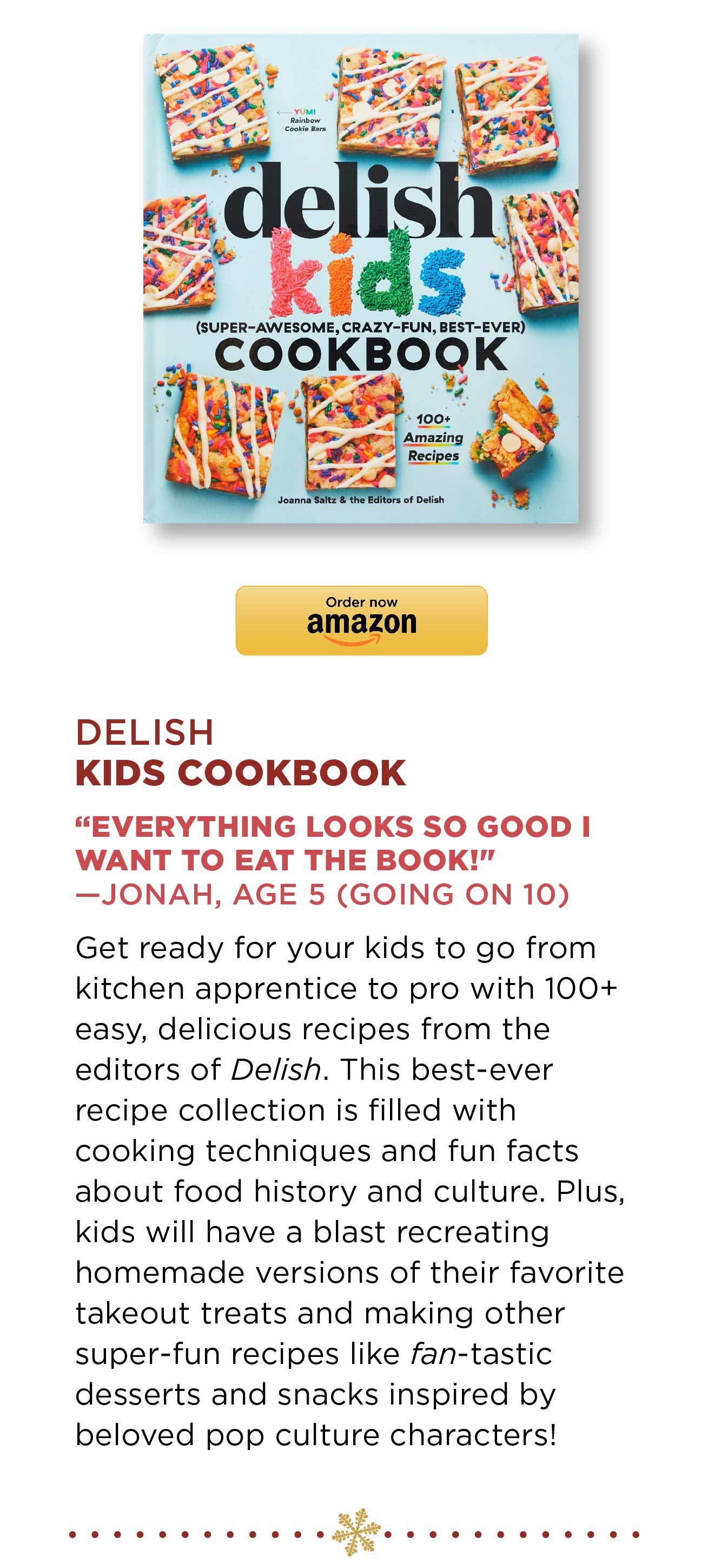 Delish Kids Cookbook