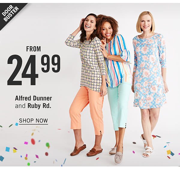 Doorbuster - Alfred Dunner and Ruby Rd. from $24.99. Shop Now.