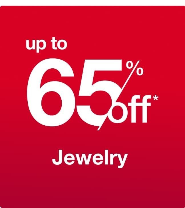 Up to 65% off Jewelry