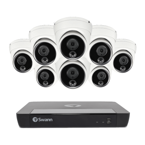 8 Camera 16 Channel 4K Ultra HD NVR Security System (Plain Box Packaging) (Online Exclusive)