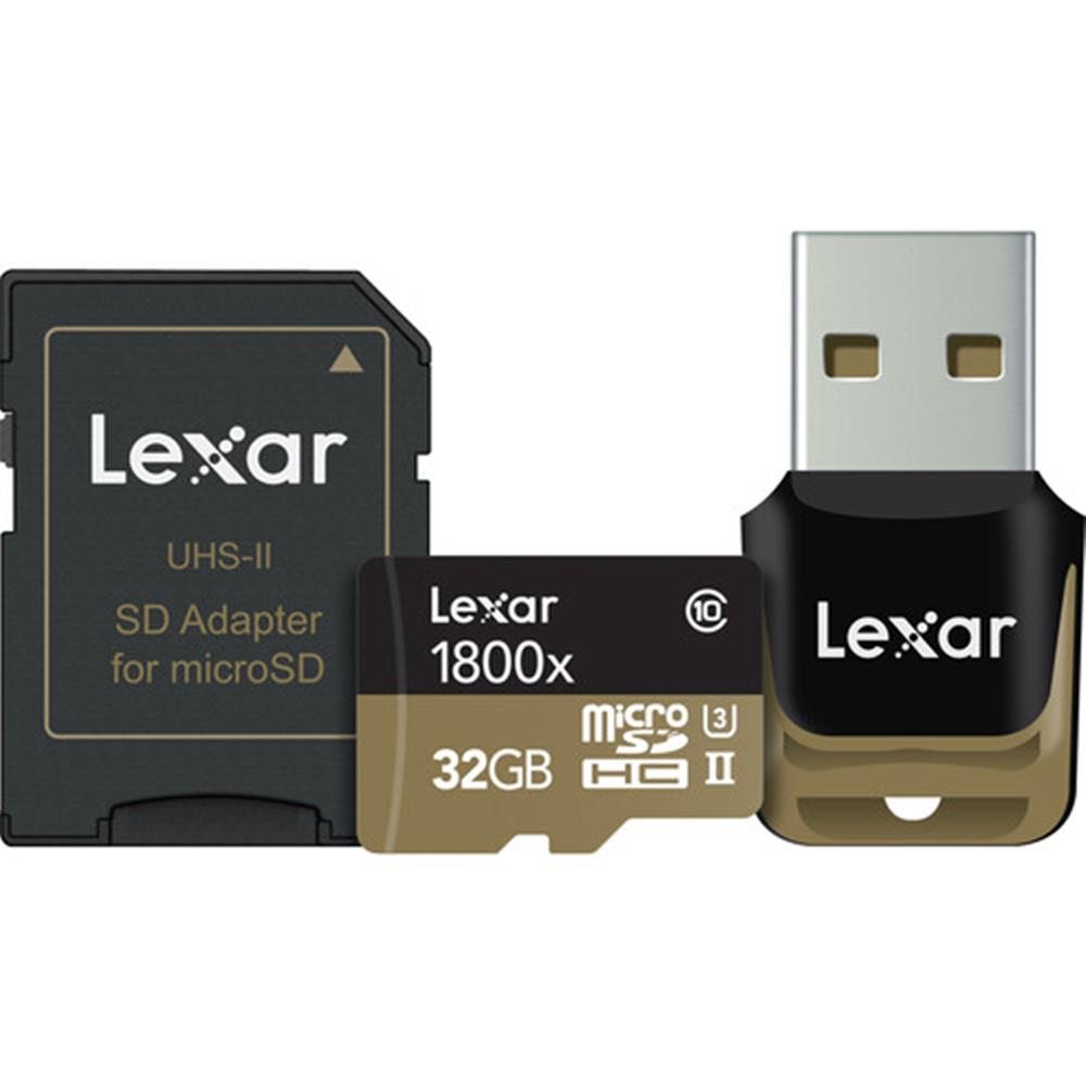 LEXAR 32GB 1800X MICRO SDHC/SDXC UHS-II