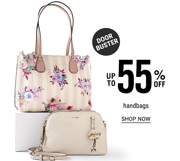 Doorbuster - Up to 55% off handbags. Shop Now.