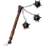 Small Three Ball Medieval Flail