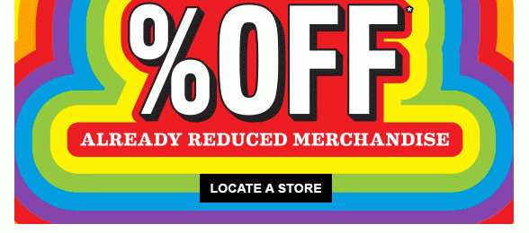 Monster Sale! Extra 60% Off Already Reduced Merchandise