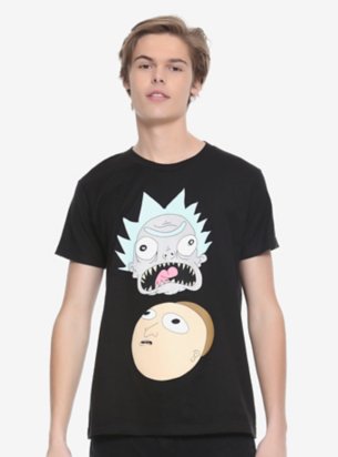 Rick And Morty Bushworld Adventures Tee HT Exclusive