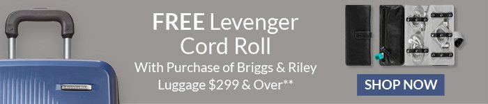 FREE Levenger Cord Roll With Purchase of Briggs & Riley Items