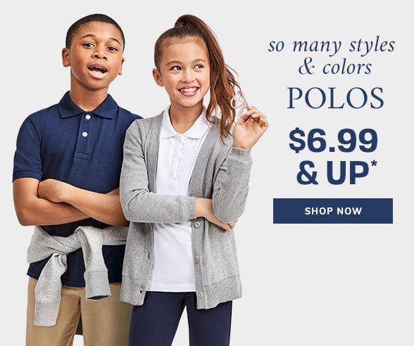 $6.99 & Up Polos