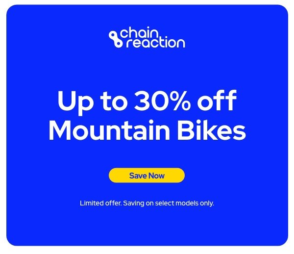 Save up to 30% on mountain bikes
