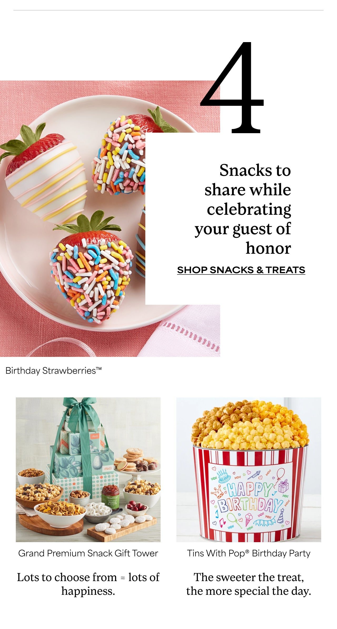 SHOP SNACKS & TREATS