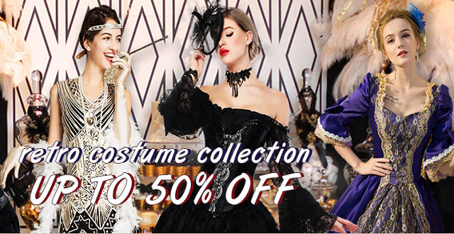 Retro Costume Collection Up to 50% OFF