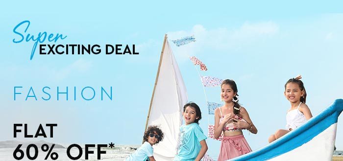 Super Exciting Deal FASHION Flat 60% OFF*