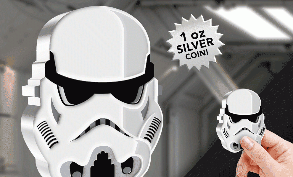 Imperial Stormtrooper Silver Collectible by New Zealand Mint